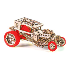 Дерев'яний конструктор "Hot Rod" Time for Machine T4M380303 Червоний