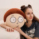 Декоративна подушка обличчя Морті "Rick and Morty" Frmmorpil22Gn002