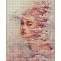 Алмазная мозаика "Мечтительные мысли" Идейка Amo7266 40х50 см