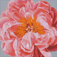Алмазная мозаика "Pink kiss" ©Ira Volkova Идейка Amo7079 40х40 см