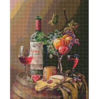 Алмазная мозаика "Романтический ужин" ©MariaGordeevaART Amo7426 40х50 см