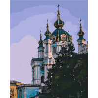 Картина по номерам "Частичка Киева" Идейка Kho3603 40х50 см