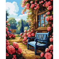Картина по номерам "Цветочный сад" ©art_selena_ua Kho6335, 40х50см