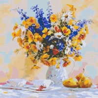 Картина по номерам "Июль" ©Ira Volkova Идейка Kho3134 50х50 см