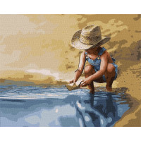 Картина за номерами "У дитинстві"©sergii.shchepin Ідейка Kho4949 40х50 см