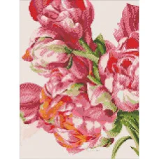 Алмазная вышивка. "Пионы" 30*40см AM4005
