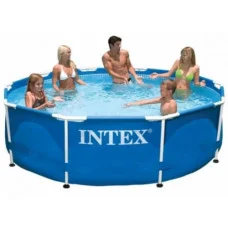Бассейн круглой формы Intex Metal Frame Pool 28200NP