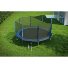 Батут Hop-Sport 14 ft (427 см) + лесенка (внешняя сетка)