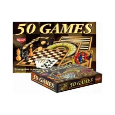 Детская настольная игра "50 видов игр для всей семьи"