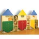Детская стенка Домики 3200-350-1720