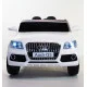 Дитячий електромобіль Audi Шкіряне сидіння M 3290 білий