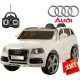 Дитячий електромобіль Audi Шкіряне сидіння M 3290 білий