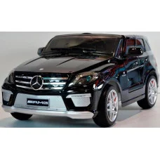 Детский электромобиль Mersedes Benz ML-63 (EVA колеса) (белый, красный)