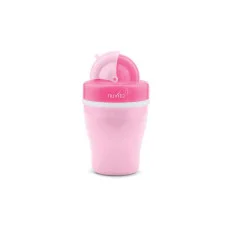 Дитячий поїльник Nuvita 18м+ 200мл. з трубочкою Рожевий NV1436Pink