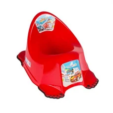 Горшок антискольз., муз. Tega Cars PO-048 red