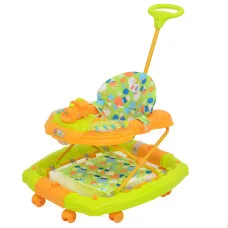 Ходунки-качалка с родительской ручкой Bambi BL 6222 SYT Паровозик Yellow