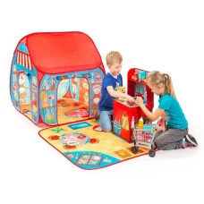 Игровая палатка Pop-it-Up "Ресторан-магазин" с игровым ковриком