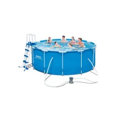 Каркасний басейн Bestway 56438 розмір 457х122 з картриджем і фільтром