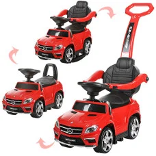 Каталка-толокар Bambi 3 в 1 M 3186L-3 Красная