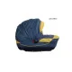 Коляска Kajtex Tramonto 2в1 grey-yellow (эко-кожа) без дожд-ка
