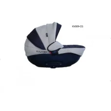 Коляска Kajtex Vertigo 360 2в1 KV009-CG (чорна люлька)
