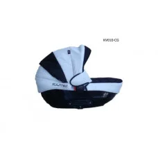 Коляска Kajtex Vertigo 360 2в1 KV010-CG (чорна люлька)