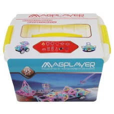 Конструктор Magplayer магнітний набір бокс 95 ел. MPT2-95
