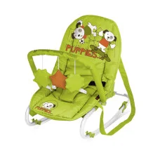Кресло-качалка Bertoni Top Relax with Toy Green&Orange Puppies