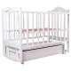Ліжко Babyroom Діна D301 маятник, ящик біла
