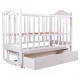 Ліжко Babyroom Діна D301 маятник, ящик біла