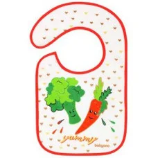 Махровый водонепроницаемый нагрудник FLAVOUR EXPLORER Babyono Морковка (832)
