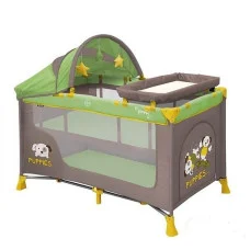 Манеж Just4kids NANNY 2L + (green beige puppies)