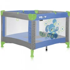 Манеж Just4kids PLAY (grey blue bunny)