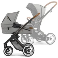 Mutsy универсальная коляска 2в1 EVO Urban Nomad Light Grey / Industrial Black Brown