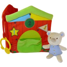 М'яка книжечка з кільцем Biba Toys Ведмедик (044BB)