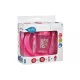 Набор для кормления Nuvita 12м + розовый 4 предмета NV1495Pink