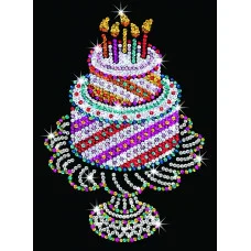Набор для творчества Sequin Art ORANGE Праздничный торт SA1506