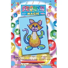 Набор для творчества Sequin Art SEQUIN MAGIC Кот SA0718
