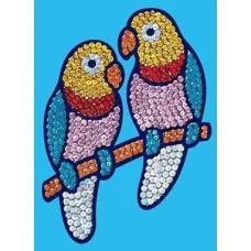 Набор для творчества Sequin Art SEQUIN MAGIC Попугаи неразлучники SA0903