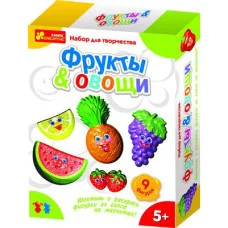 Набір Ranok Creative Гіпс на магнітах: Фрукти. Овочі (4004)