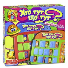 Настольная игра Fun Game Що тут Хто тут? (7099)