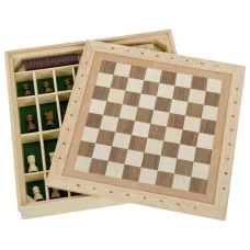 Настольная игра goki Шахматы, шашки, мельница 56953G