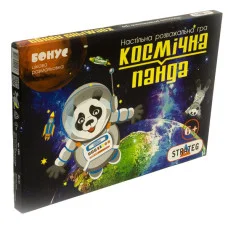 Настільна гра Strateg Бродилки Космічна панда (180)
