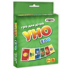Настільна гра Strateg UNO Zoo (7016)