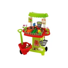Овощной киоск Chef-Cook с тележкой и корзиной, 40 аксес., 18мес. +