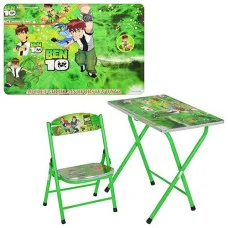 Парта Bambi DT 19-21 зі стільцем Ben 10