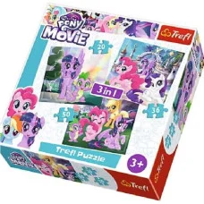 Пазл Trefl My Little Pony 3 в 1 Магія дружби (34823)