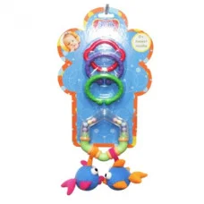 Брязкальце-підвіска з кільцем і прорезивателей Biba Toys Закохані рибки (106PP)