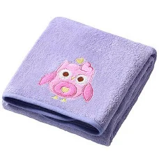 Рушник махровий BabyOno Frotte см 140x70 Сова Фіолетовий (174/02)