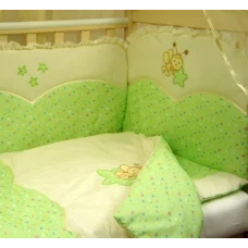 Постільний комплект Ассоль Ладушка Жовто-салатовий